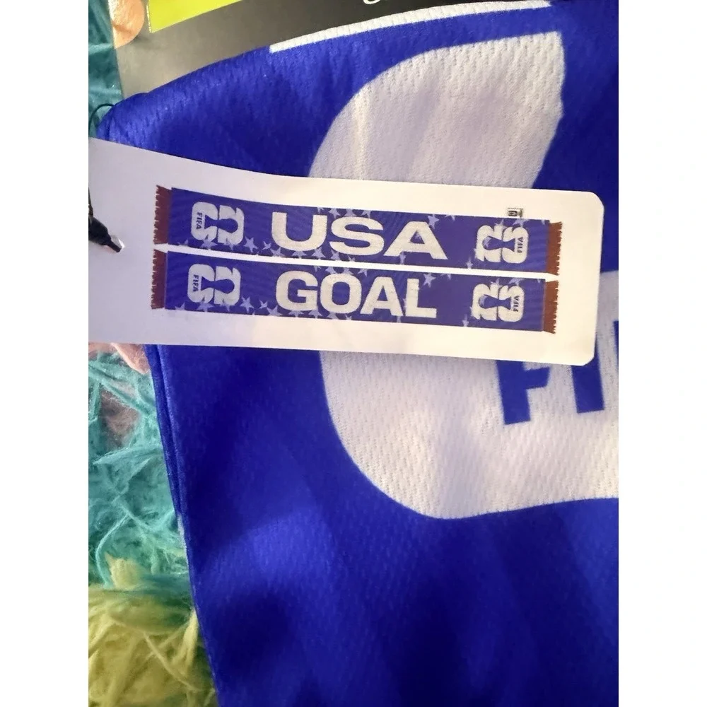 FIFA Officially Licensed Soccer Scarf Blue w/ White & Red Team USA